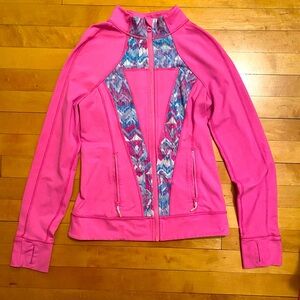 Ivivva Full-Zip Girls Pink Athletic Jacket! 
Girls Size 14